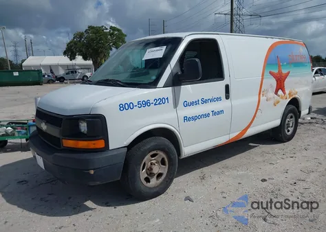2008 Chevrolet Express Work Van from USA, damaged, VIN 1GCFG15X281157746